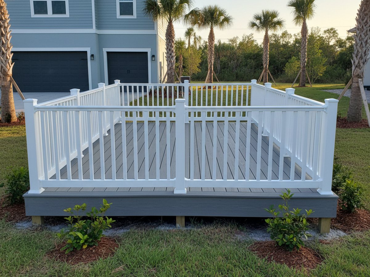 Deck Ledger & Flashing Repair completed by Coastal Deck in Palmetto, FL